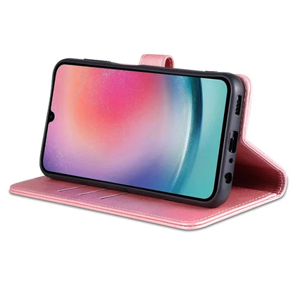 AZNS For Samsung Galaxy A05s 4G Cell Phone Case PU Leather Wallet Cover