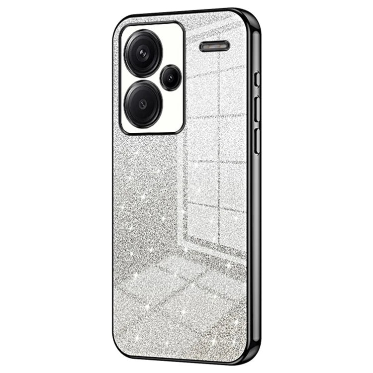 For Xiaomi Redmi Note 13 Pro+ 5G TPU Cover Precise Cutout Glitter Design Cell Phone Case