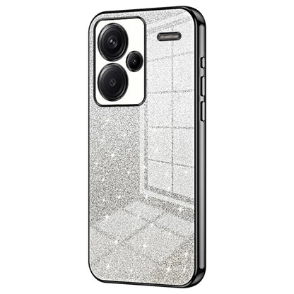 For Xiaomi Redmi Note 13 Pro+ 5G TPU Cover Precise Cutout Glitter Design Cell Phone Case
