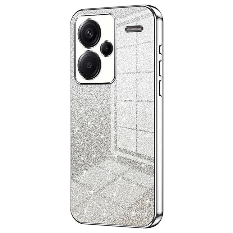 For Xiaomi Redmi Note 13 Pro+ 5G TPU Cover Precise Cutout Glitter Design Cell Phone Case