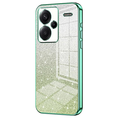 For Xiaomi Redmi Note 13 Pro+ 5G TPU Cover Precise Cutout Glitter Design Cell Phone Case