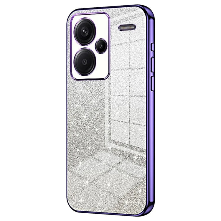 For Xiaomi Redmi Note 13 Pro+ 5G TPU Cover Precise Cutout Glitter Design Cell Phone Case