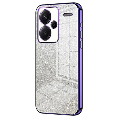 For Xiaomi Redmi Note 13 Pro+ 5G TPU Cover Precise Cutout Glitter Design Cell Phone Case