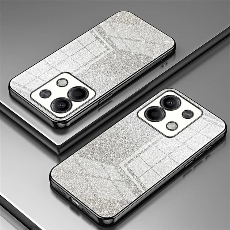 For Xiaomi Redmi Note 13 5G Glitter Design TPU Cover Precise Cutout Cell Phone Case