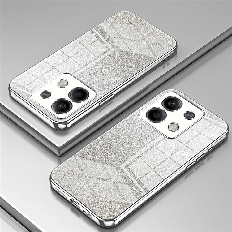 For Xiaomi Redmi Note 13 5G Glitter Design TPU Cover Precise Cutout Cell Phone Case