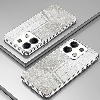 For Xiaomi Redmi Note 13 5G Glitter Design TPU Cover Precise Cutout Cell Phone Case