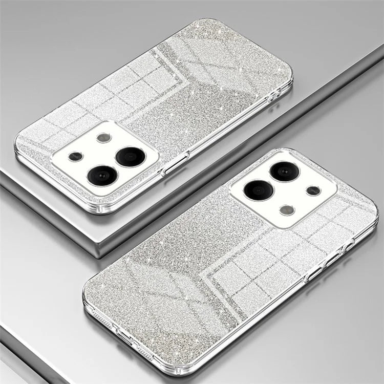 For Xiaomi Redmi Note 13 5G Glitter Design TPU Cover Precise Cutout Cell Phone Case