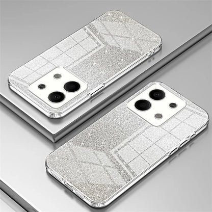For Xiaomi Redmi Note 13 5G Glitter Design TPU Cover Precise Cutout Cell Phone Case