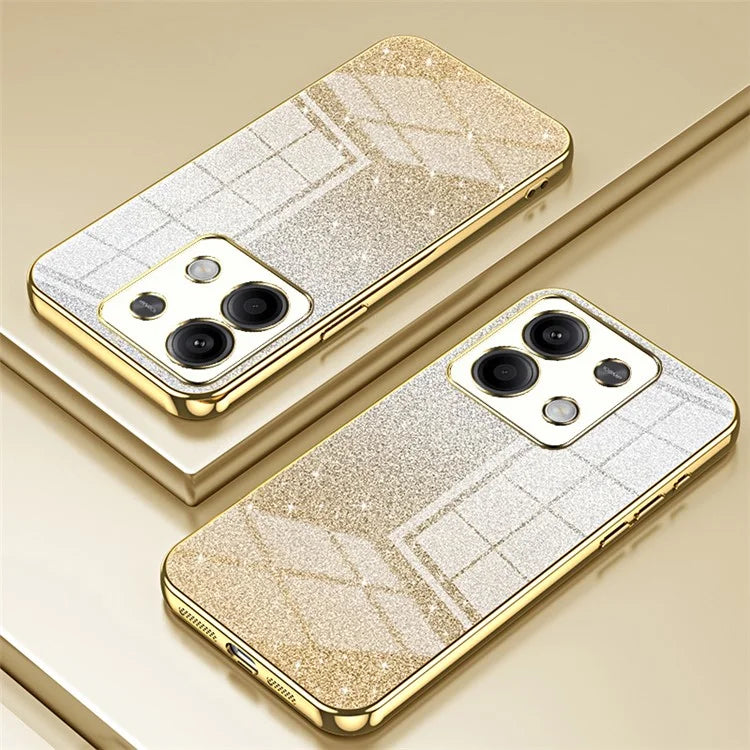 For Xiaomi Redmi Note 13 5G Glitter Design TPU Cover Precise Cutout Cell Phone Case