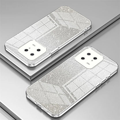 For Xiaomi 13 Cover Soft TPU Precise Cutout Gradient Glitter Design Cell Phone Case