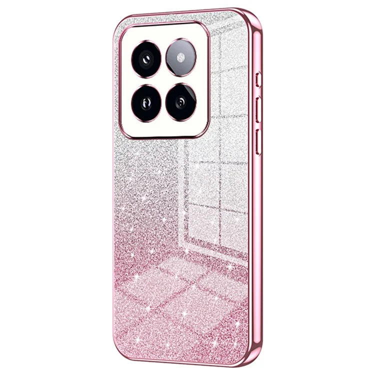 For Xiaomi 14 Pro Drop Proof Glitter Shell Precise Cutout TPU Cell Phone Case