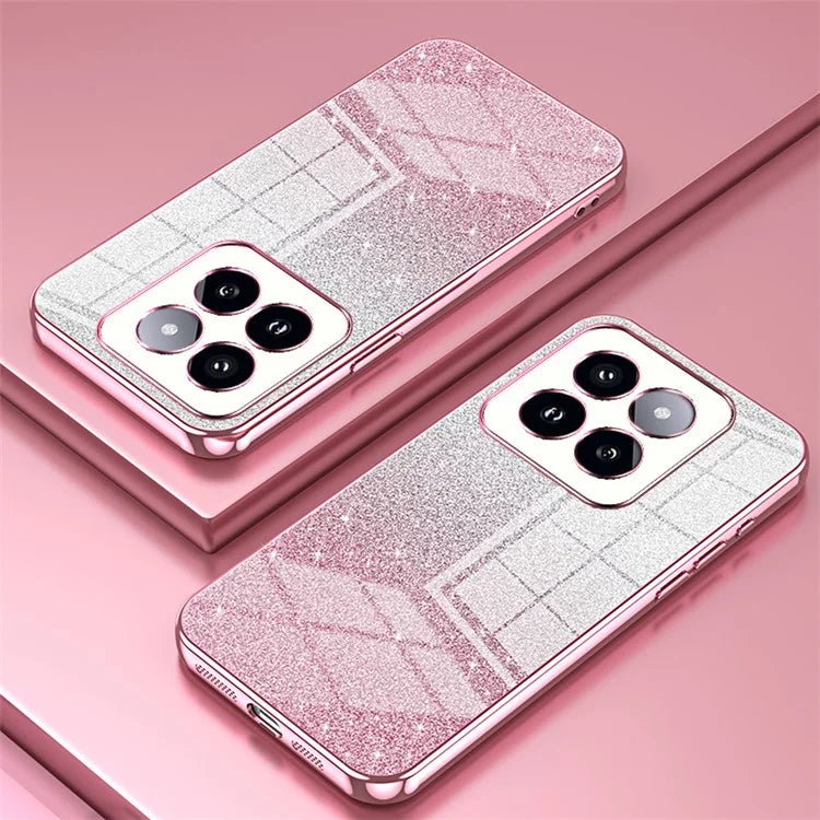 For Xiaomi 14 Pro Drop Proof Glitter Shell Precise Cutout TPU Cell Phone Case
