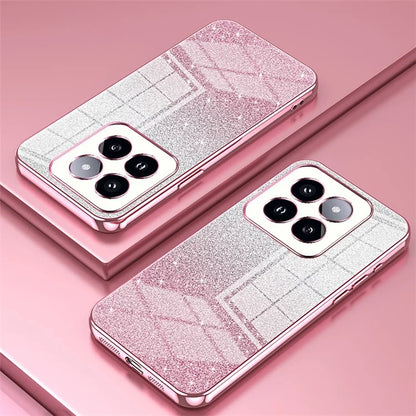 For Xiaomi 14 Pro Drop Proof Glitter Shell Precise Cutout TPU Cell Phone Case