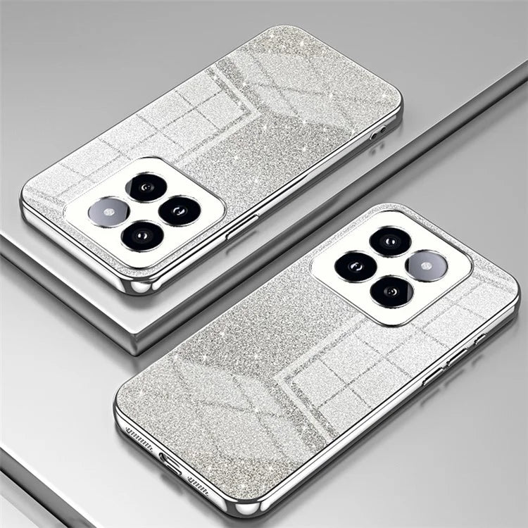 For Xiaomi 14 Pro Drop Proof Glitter Shell Precise Cutout TPU Cell Phone Case
