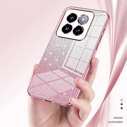 For Xiaomi 14 Pro Drop Proof Glitter Shell Precise Cutout TPU Cell Phone Case