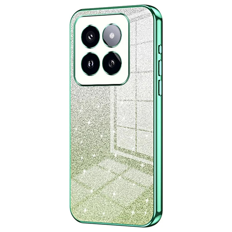 For Xiaomi 14 Pro Drop Proof Glitter Shell Precise Cutout TPU Cell Phone Case