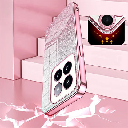 For Xiaomi 14 Pro Drop Proof Glitter Shell Precise Cutout TPU Cell Phone Case