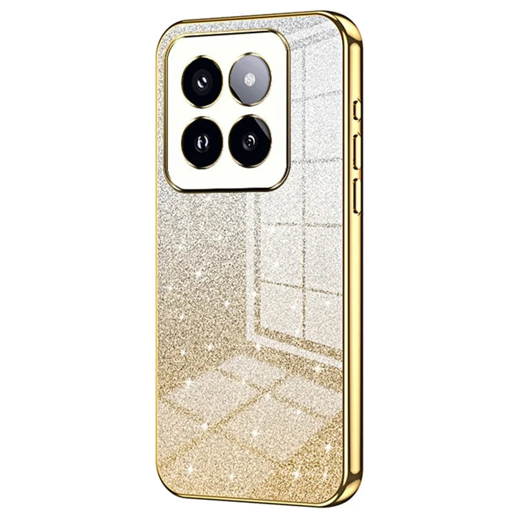 For Xiaomi 14 Pro Drop Proof Glitter Shell Precise Cutout TPU Cell Phone Case