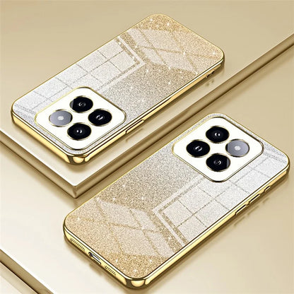 For Xiaomi 14 Pro Drop Proof Glitter Shell Precise Cutout TPU Cell Phone Case