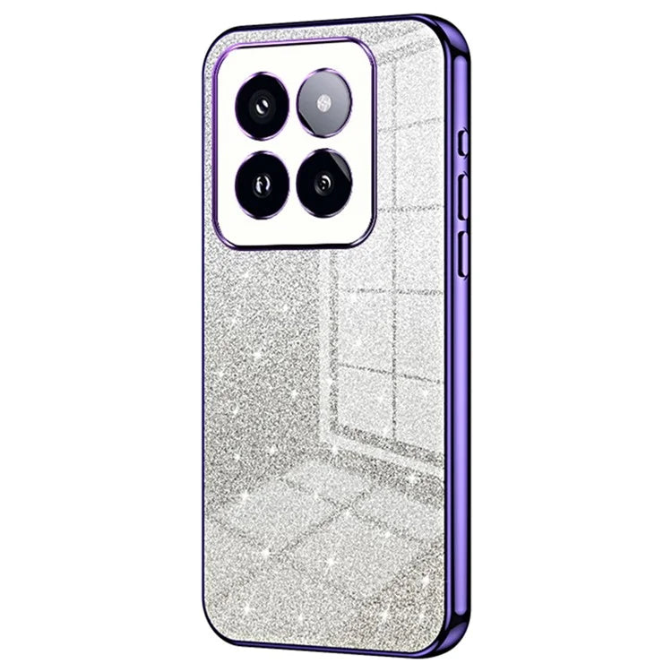 For Xiaomi 14 Pro Drop Proof Glitter Shell Precise Cutout TPU Cell Phone Case