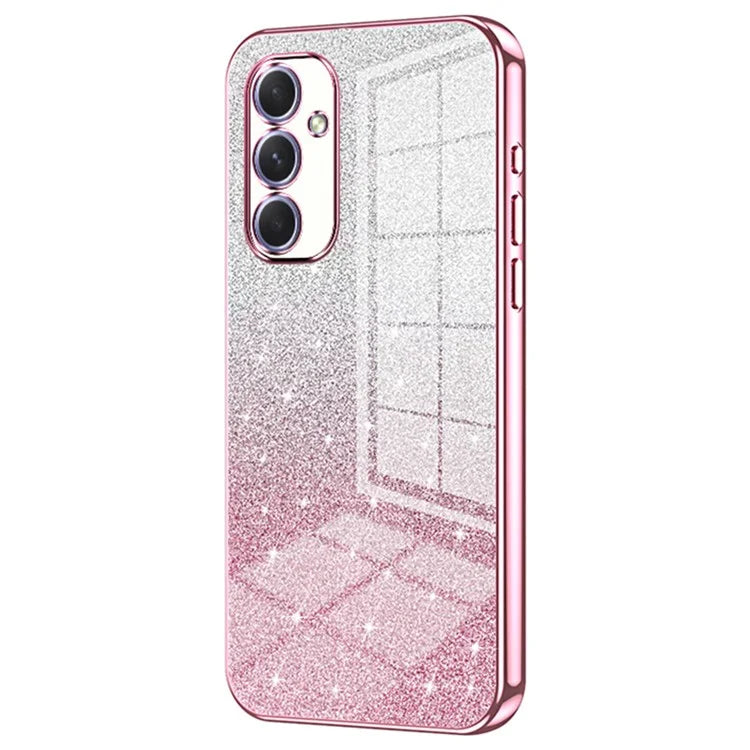For Samsung Galaxy A54 5G Case Gradient Glitter TPU Phone Back Cover (Precise Cutout)