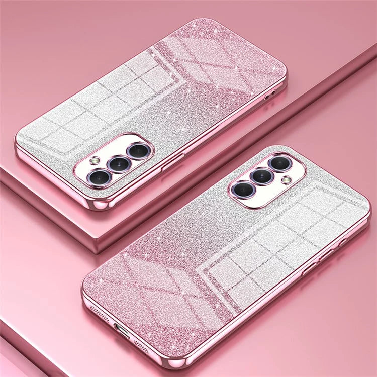 For Samsung Galaxy A54 5G Case Gradient Glitter TPU Phone Back Cover (Precise Cutout)