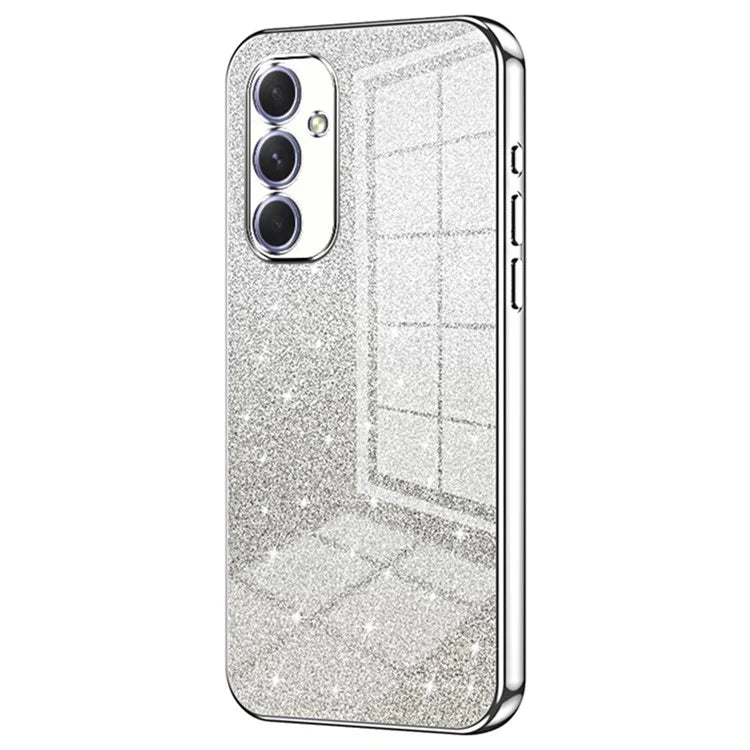 For Samsung Galaxy A54 5G Case Gradient Glitter TPU Phone Back Cover (Precise Cutout)