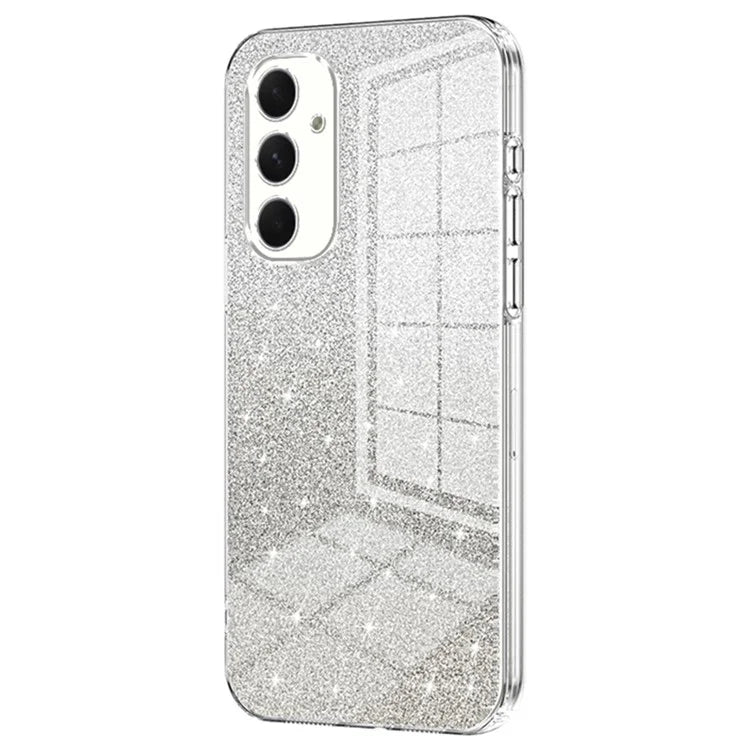 For Samsung Galaxy A54 5G Case Gradient Glitter TPU Phone Back Cover (Precise Cutout)
