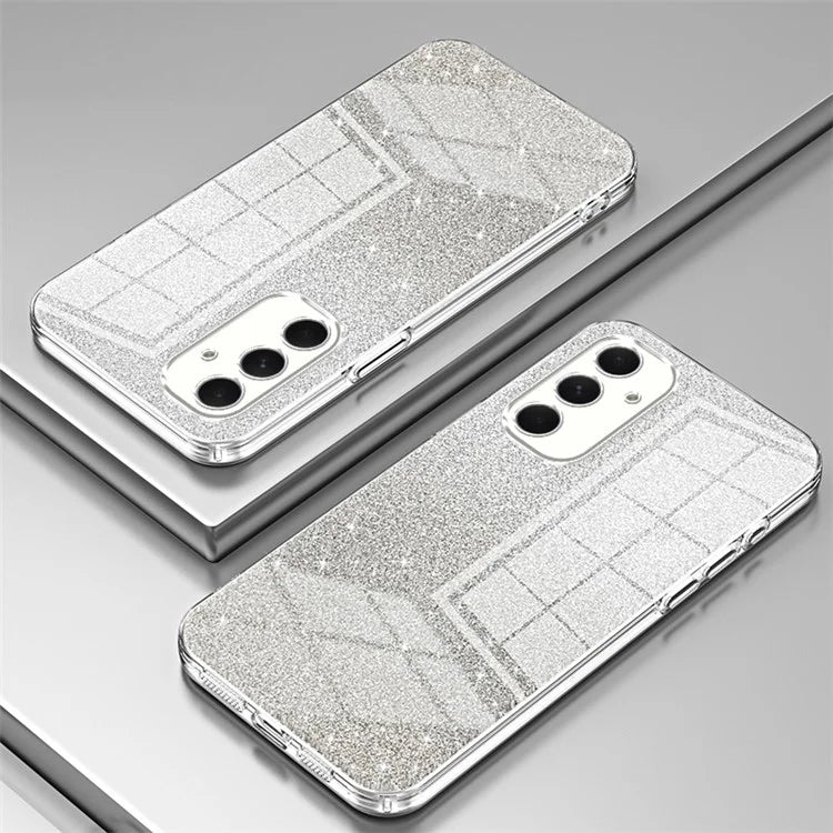 For Samsung Galaxy A54 5G Case Gradient Glitter TPU Phone Back Cover (Precise Cutout)