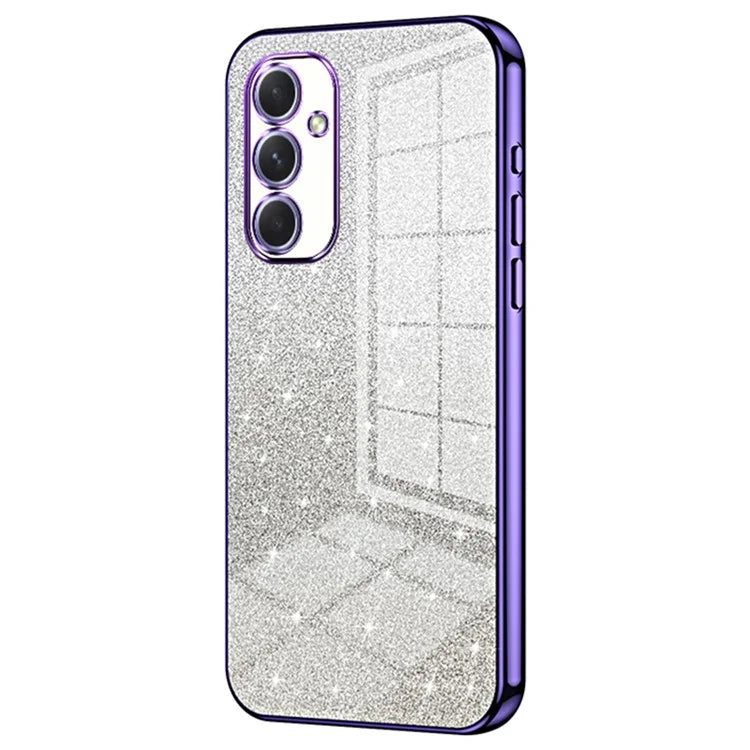 For Samsung Galaxy A54 5G Case Gradient Glitter TPU Phone Back Cover (Precise Cutout)