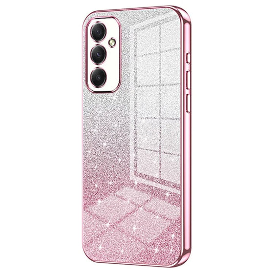 For Samsung Galaxy A34 5G Cell Phone Cases Electroplating Gradient Glitter TPU Cover
