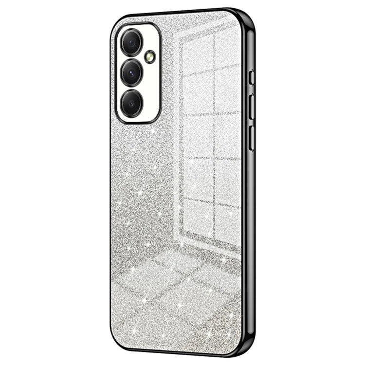 For Samsung Galaxy A34 5G Cell Phone Cases Electroplating Gradient Glitter TPU Cover
