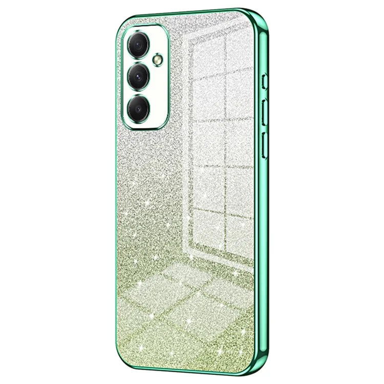 For Samsung Galaxy A34 5G Cell Phone Cases Electroplating Gradient Glitter TPU Cover