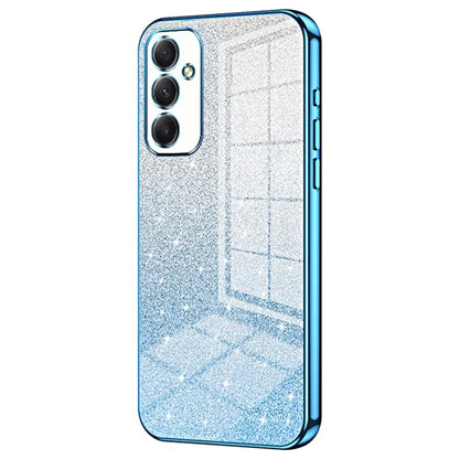 For Samsung Galaxy A34 5G Cell Phone Cases Electroplating Gradient Glitter TPU Cover