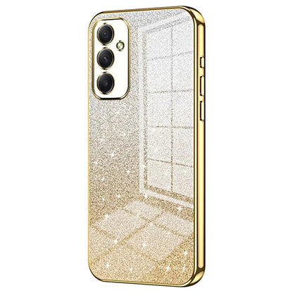 For Samsung Galaxy A34 5G Cell Phone Cases Electroplating Gradient Glitter TPU Cover