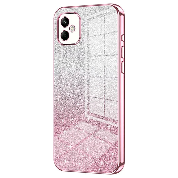 For Samsung Galaxy A05 4G Cell Phone Cases Electroplating TPU Precise Cutout Cover