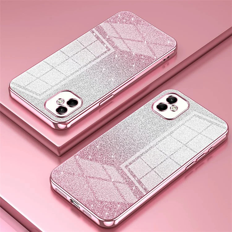 For Samsung Galaxy A05 4G Cell Phone Cases Electroplating TPU Precise Cutout Cover