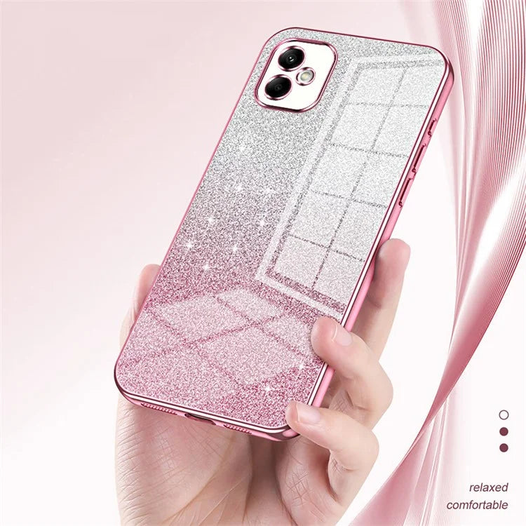 For Samsung Galaxy A05 4G Cell Phone Cases Electroplating TPU Precise Cutout Cover