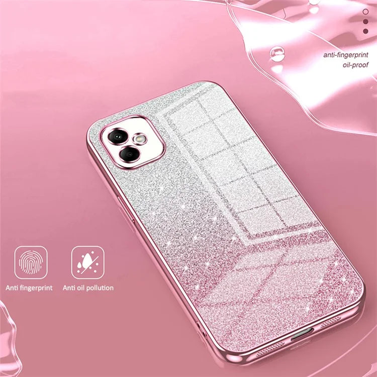 For Samsung Galaxy A05 4G Cell Phone Cases Electroplating TPU Precise Cutout Cover