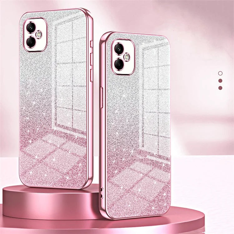 For Samsung Galaxy A05 4G Cell Phone Cases Electroplating TPU Precise Cutout Cover
