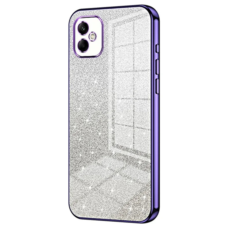 For Samsung Galaxy A05 4G Cell Phone Cases Electroplating TPU Precise Cutout Cover
