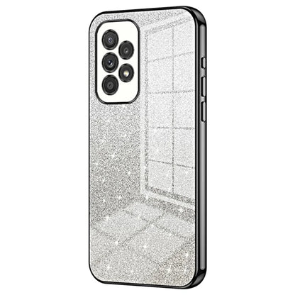 For Samsung Galaxy A33 5G Case Precise Cutout Gradient Glitter Design Phone Back Protector
