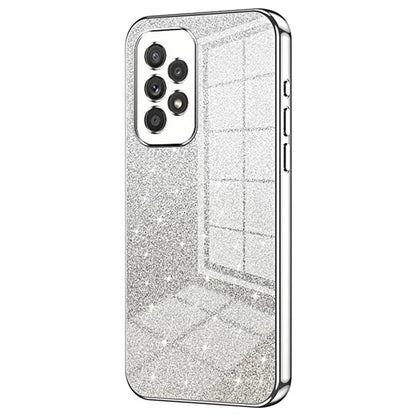 For Samsung Galaxy A33 5G Case Precise Cutout Gradient Glitter Design Phone Back Protector