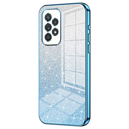 For Samsung Galaxy A33 5G Case Precise Cutout Gradient Glitter Design Phone Back Protector