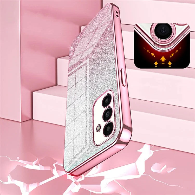 For Samsung Galaxy A14 5G / A14 4G Case Drop Proof Glitter Precise Cutout TPU Phone Shell