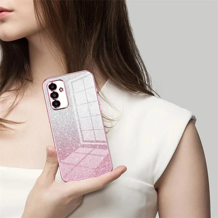 For Samsung Galaxy A14 5G / A14 4G Case Drop Proof Glitter Precise Cutout TPU Phone Shell