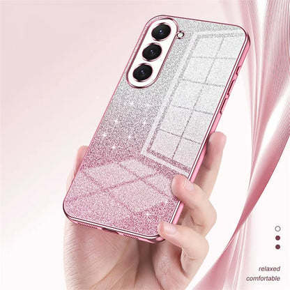 For Samsung Galaxy S23 Case Slim-Fit Glitter Precise Cutout TPU Cell Phone Protector