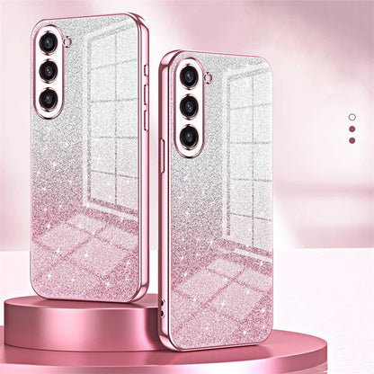 For Samsung Galaxy S23+ Case Electroplating Precise Cutout Phone Guard Cover