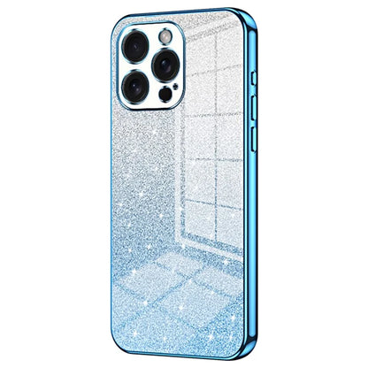 For iPhone 15 Pro Max Cell Phone Case Precise Cutout TPU Electroplating Glitter Cover