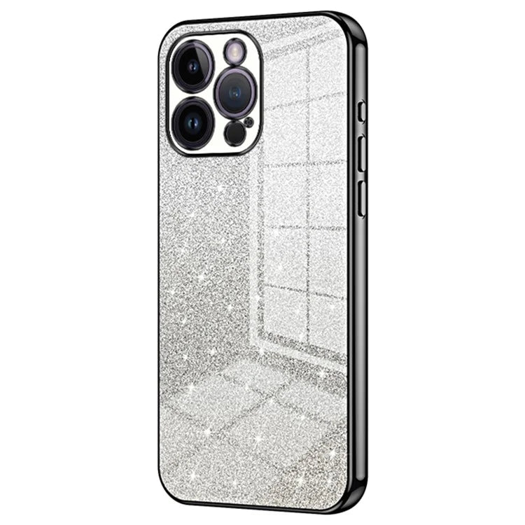 For iPhone 14 Pro Max Precise Cutout Cell Phone Case Fall Proof Glitter TPU Cover